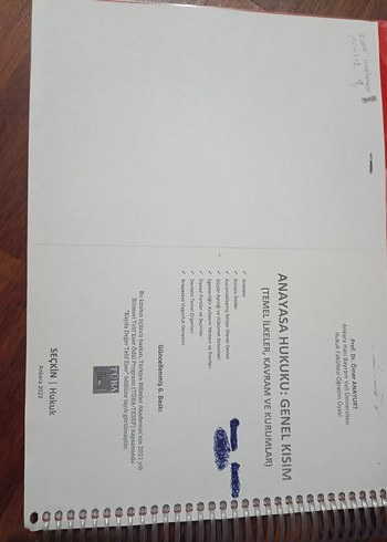anayasa hukuku genel kısım