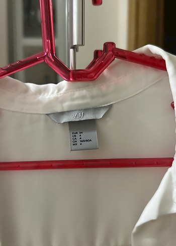 Düğmeli Beyaz Kadın Gömlek - Görsel 2