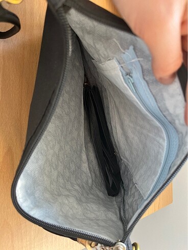 Siyah portföy çanta - Görsel 5