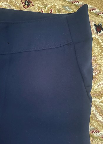 Alvina Kadın  Mavi Vintage Rozet pantolonlu takım - Görsel 6