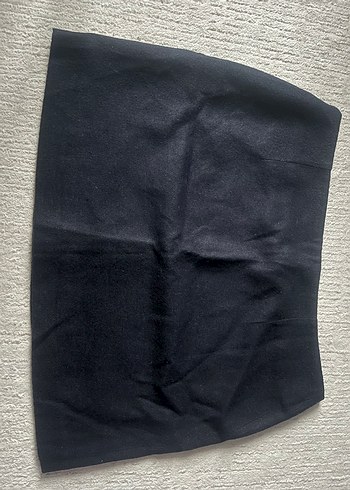 Siyah Süet Mini Etek - Görsel 2