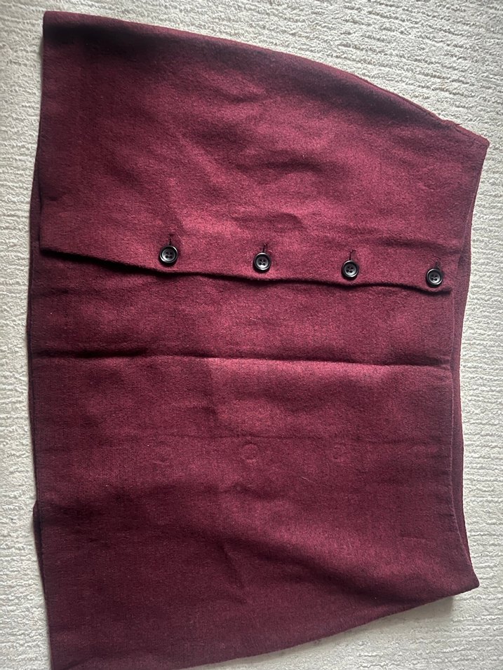 Bordo Süet Kadın Atkı - Görsel 4