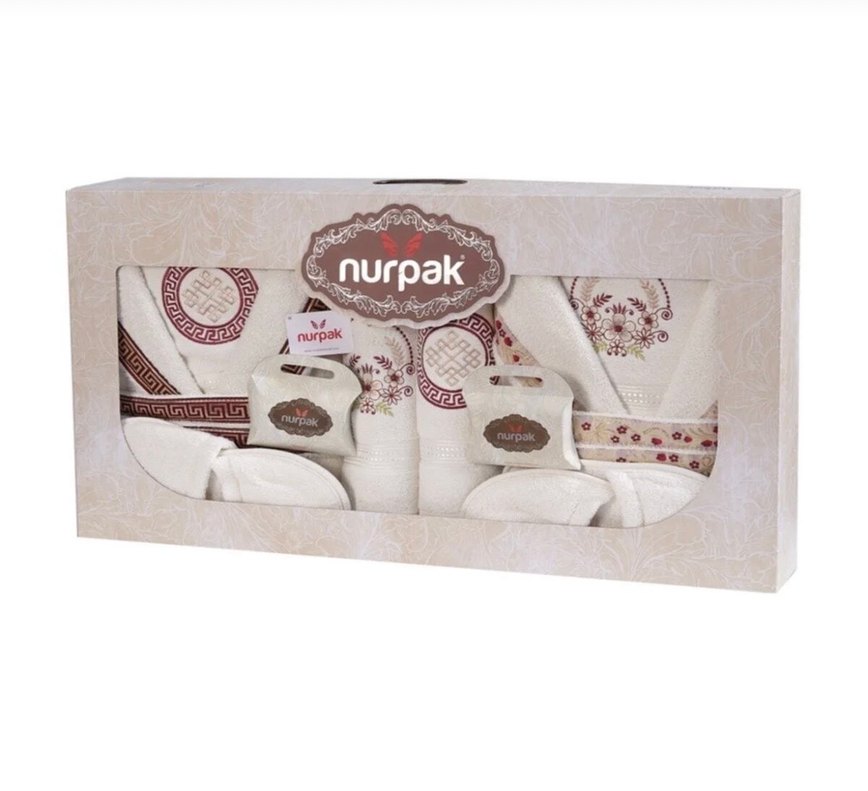 ÇİFT BORNOZ TAKIMI - Görsel 4