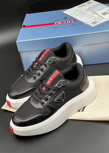 Diğer Prada Siyah Beyaz Spor Sneaker