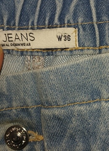 36 Beden mavi Renk Defacto mom jean