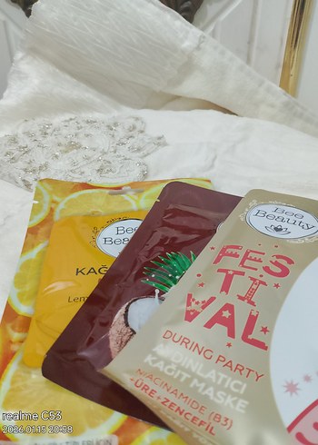 Kadınlar için Kağıt Maske Seti - Görsel 2