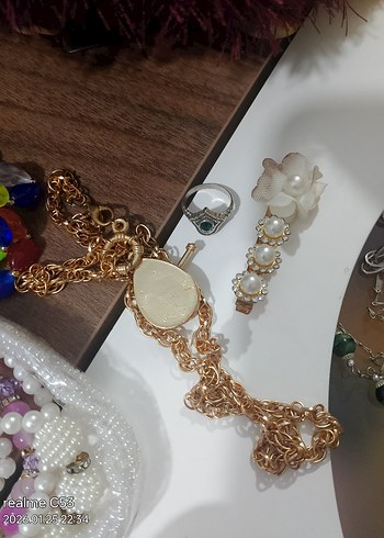 Renkli Boncuklu Bohem Kadın Takı kavanozu - Görsel 6