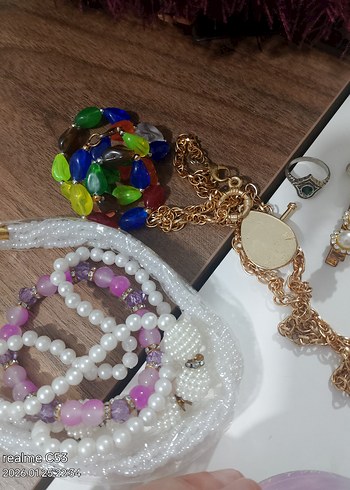 Renkli Boncuklu Bohem Kadın Takı kavanozu - Görsel 2