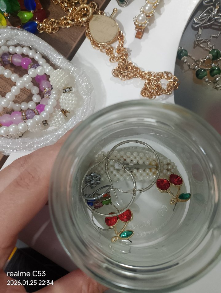 Renkli Boncuklu Bohem Kadın Takı kavanozu - Görsel 4