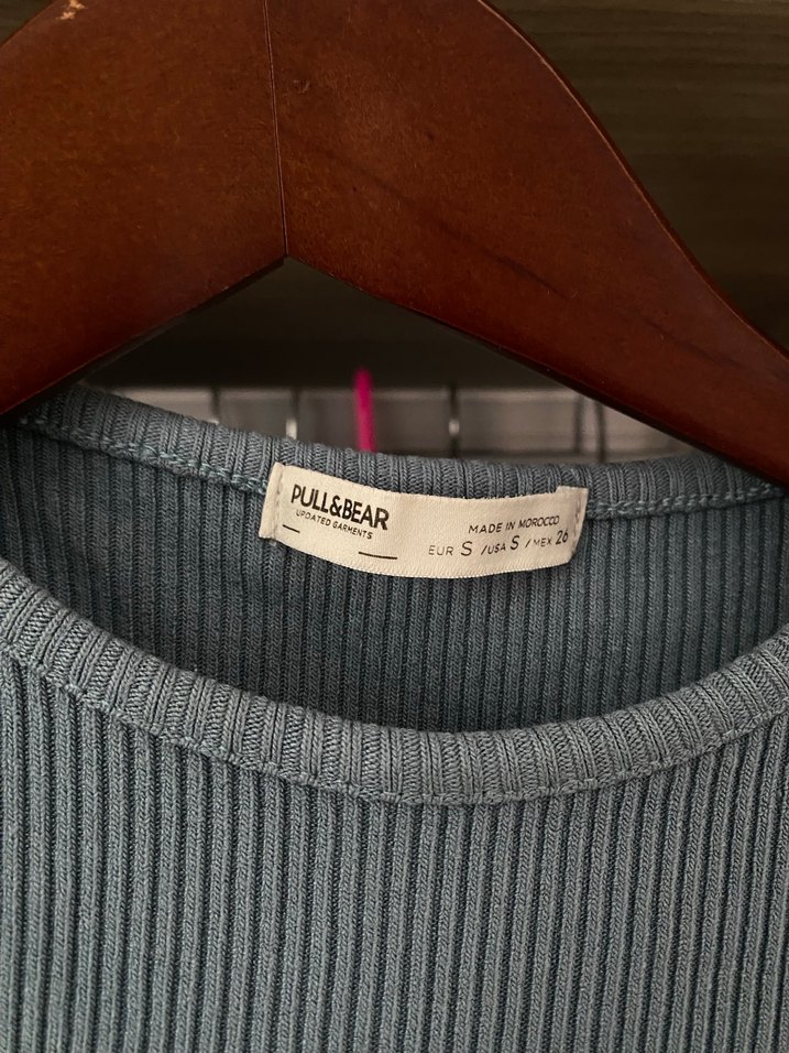 Gri Uzun Kollu Triko Kadın Kazak - Görsel 3