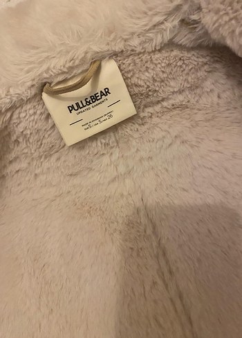 Kürklü Süet Bej Kısa Kadın Ceket - Görsel 4