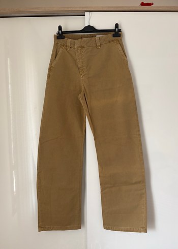Zara Taba Rengi Kot Pantolon