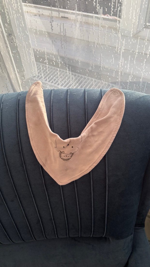 Bebek için pastel renkli baskılı önlük - Görsel 4