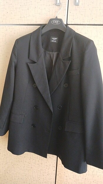 l Beden siyah Renk Blazer Ceket