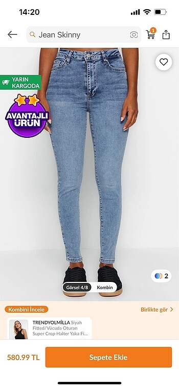 Trendyol & Milla Kadın kot pantolon