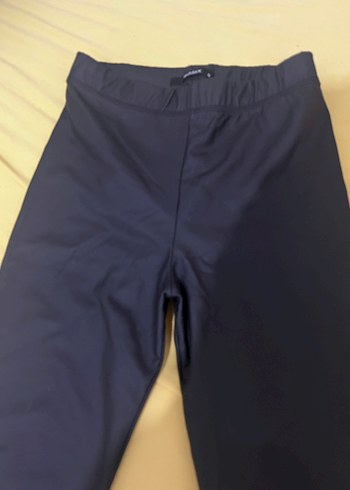 Siyah Kadın deri tayt - Görsel 3