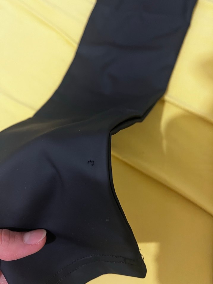 Siyah Kadın deri tayt - Görsel 5