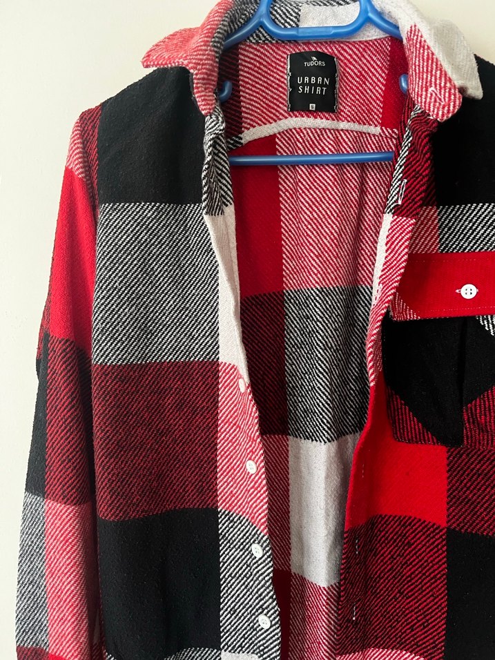 Kırmızı Kareli Gömlek - Görsel 5