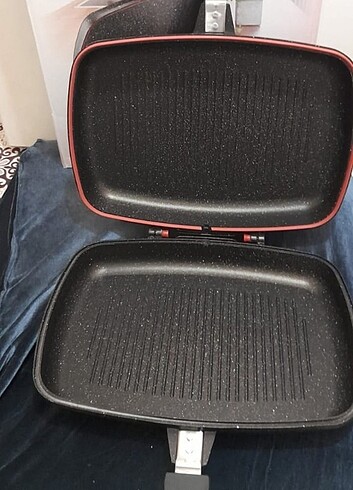 Sıfır, döküm ızgara ve balık tavası 