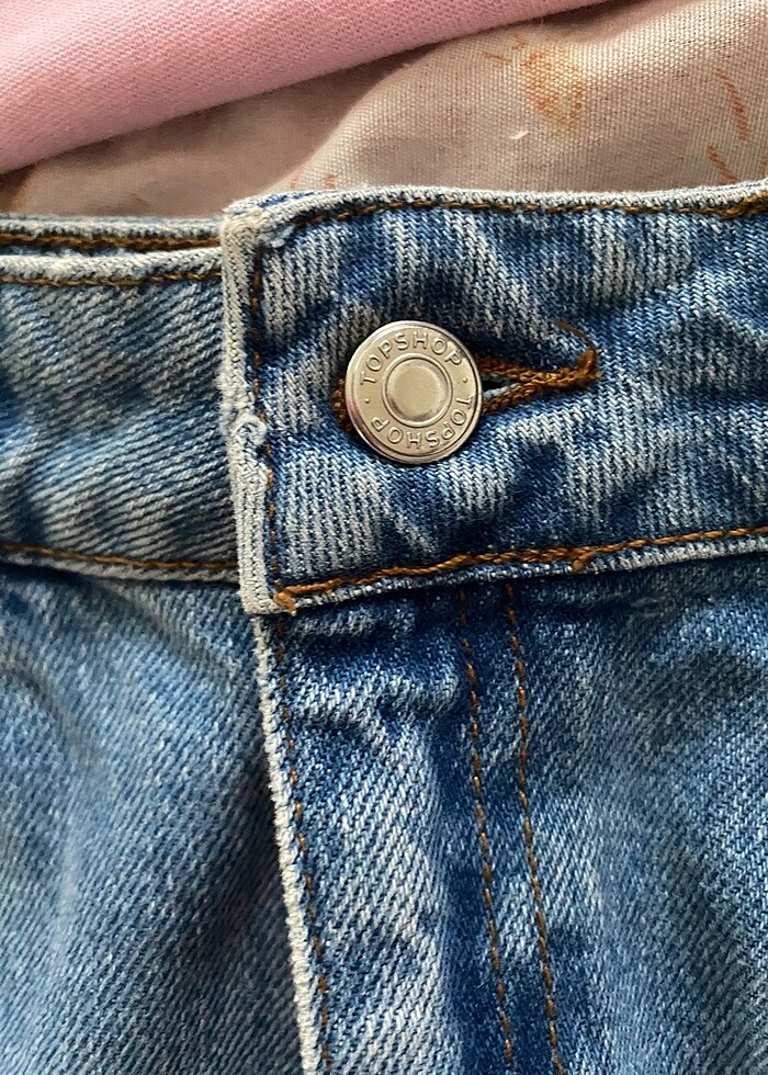 mini denim kot etek - Görsel 2
