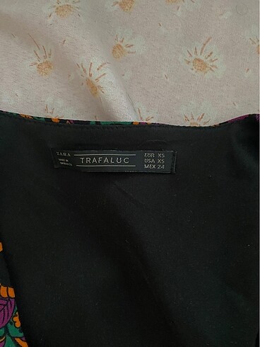 xs Beden vintage etnik desenli zara elbise y2k