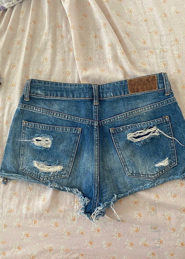 bershka jean şort - Görsel 2
