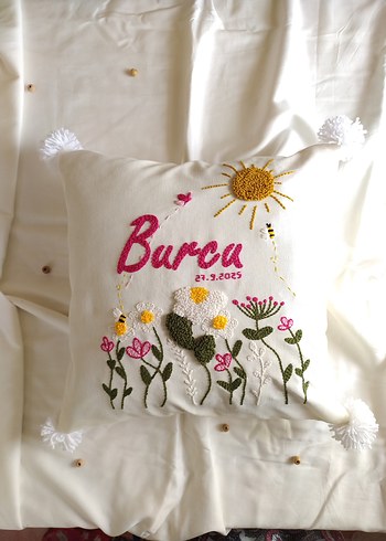 nakışlı bebek için takı yastığı - Görsel 4