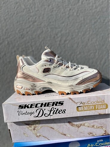38 Beden ten rengi Renk Skechers D?lites orjinal bayan ayakkabı