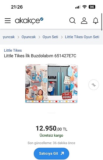 Little Tikes İlk Buzdolabım