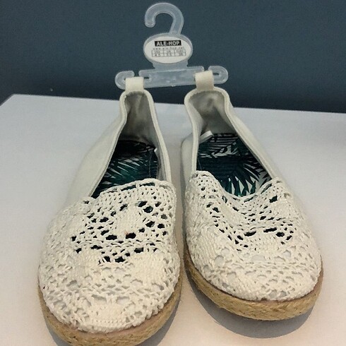 Kullanılmamış espadril