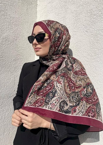 Beden Desenli Pamuklu Şal