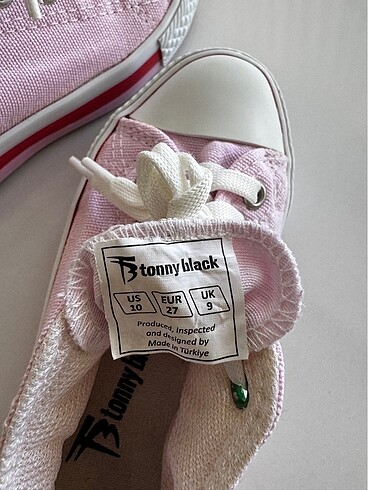 27 Beden Tonny black converse 27 numara