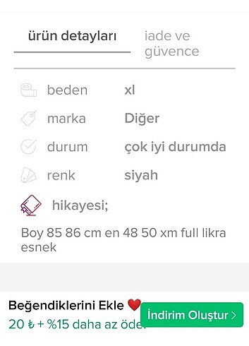 xl Beden siyah Renk Elbıse