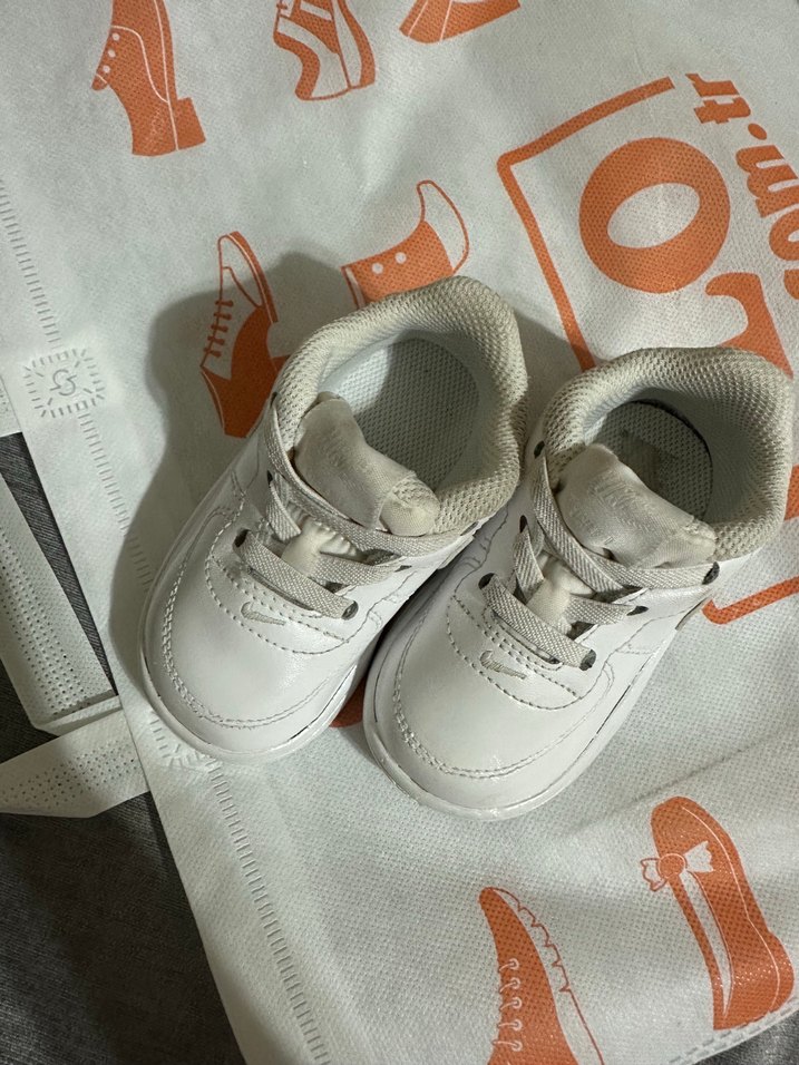 Beyaz Erkek Çocuk Spor Ayakkabı Velcro - Görsel 4