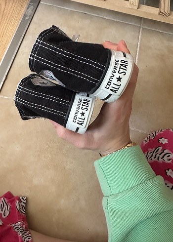 21 Beden beyaz Renk Gri-Beyaz Erkek Çocuk Spor Ayakkabı Velcro