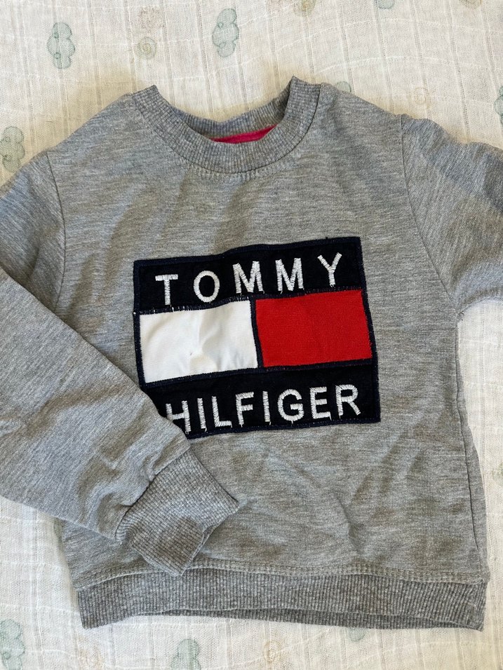 Tommy Hilfiger Gri Erkek Çocuk Sweatshirt - Görsel 2