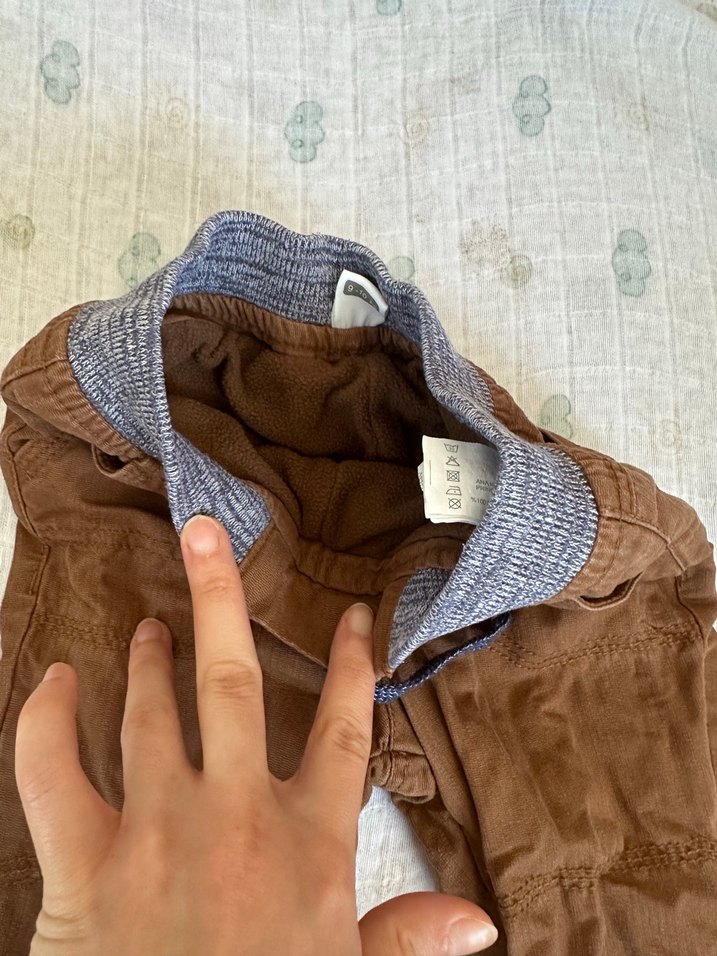 Uzun Kollu Örme Pamuklu Erkek Bebek Takımı - Görsel 3