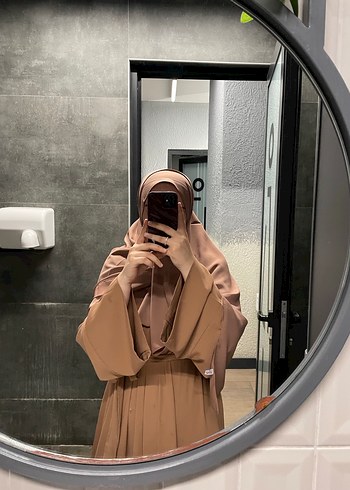 Bizon rengi abaya - Görsel 4