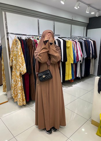 Bizon rengi abaya - Görsel 2