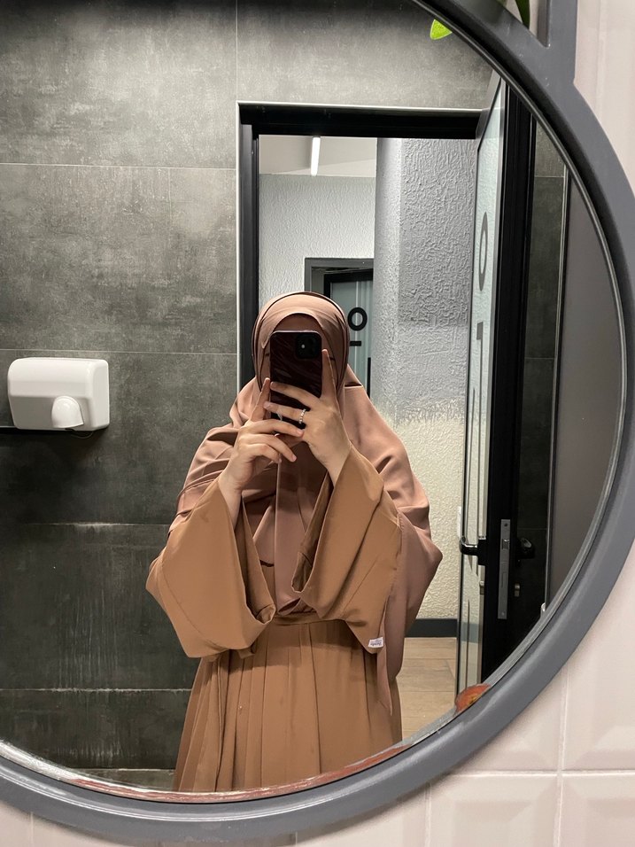 Bizon rengi abaya - Görsel 4