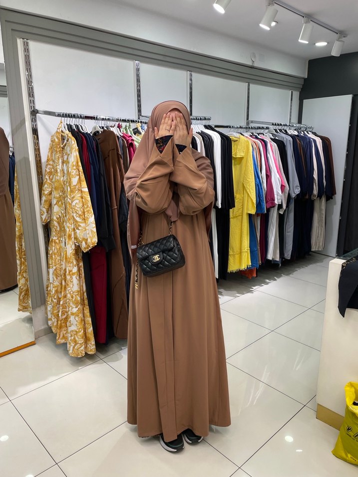 Bizon rengi abaya - Görsel 2