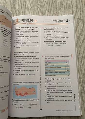 TYT Coğrafya Soru Bankası Tank Tuna - Görsel 3