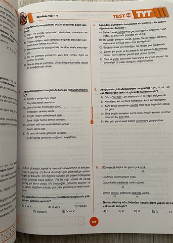 2022 Benim Hocam TYT Türkçe Soru Bankası - Görsel 2