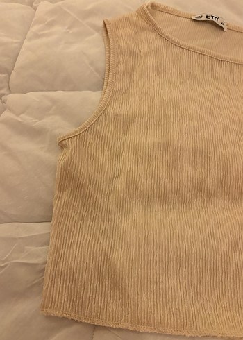 Kadın gold Kolsuz Basic crop - Görsel 2