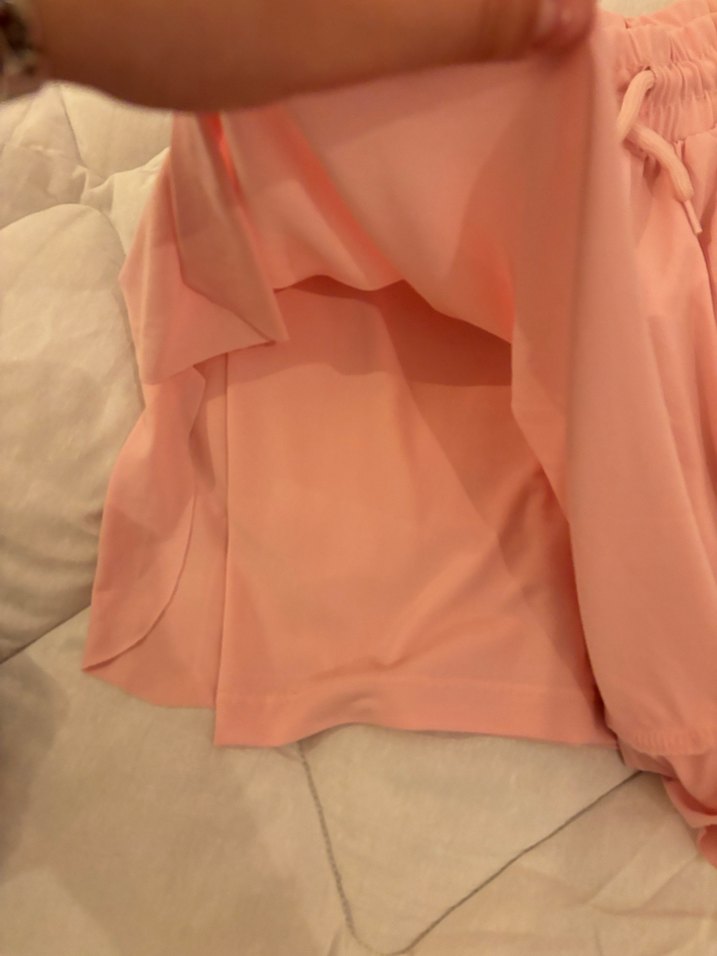 Pembe etek görünümlü Mini Şort - Görsel 2