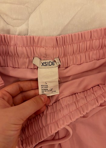 Pembe Salaş Mini Şort - Görsel 3