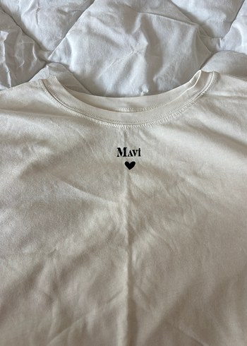 Kadın Beyaz Kısa Kollu  Tişört - Görsel 2