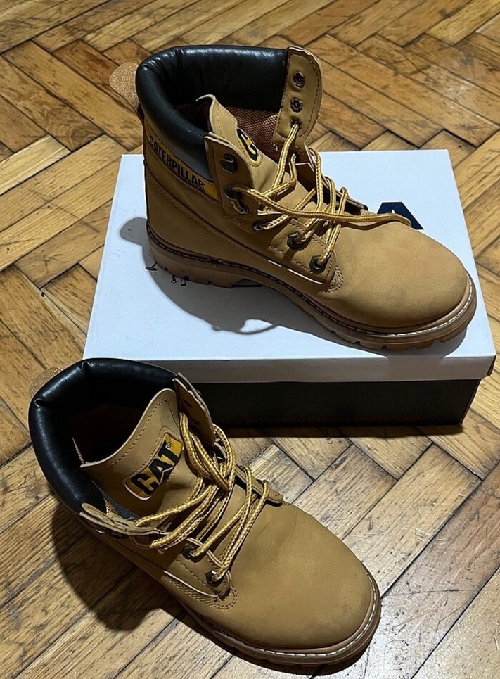 Kahverengi CAT Süet Düz Tabanlı Kadın Botları - Görsel 2