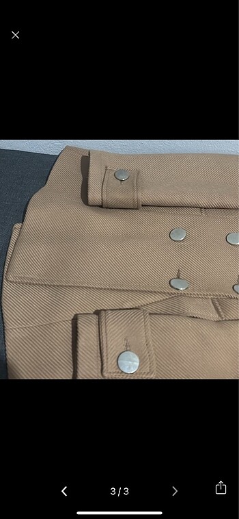 xs Beden Koton camel kaban ceket