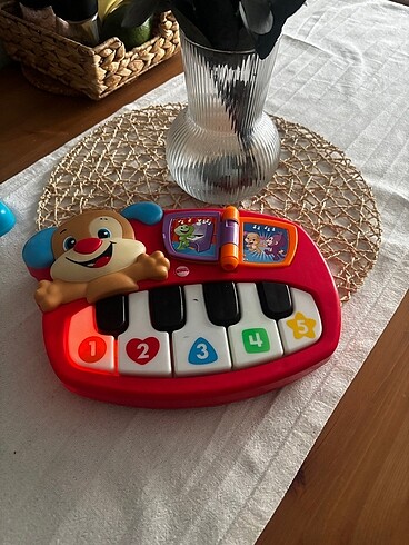  Beden Fisher price eğitici köpeğin klavyesi eğitici oyuncak
